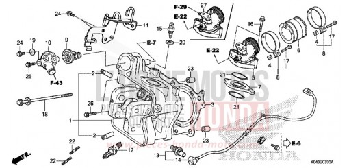 CYLINDER HEAD NSS300AD de 2013